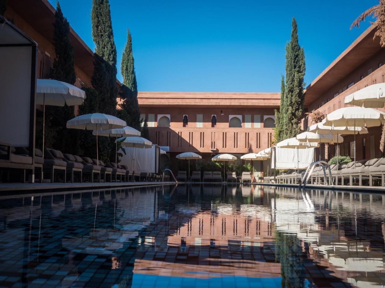 Kenzi Club Agdal Medina Hotel Lahebichate Exterior photo The pool at the hotel